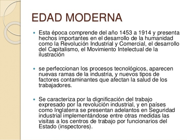 Edad moderna