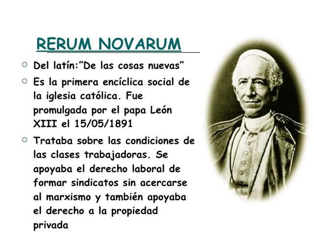 Rerum Novarum