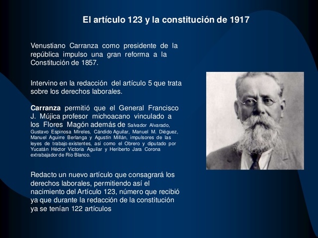 Constitución de 1917 (art.123)