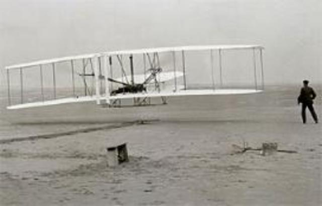 1903, los hermanos Wright