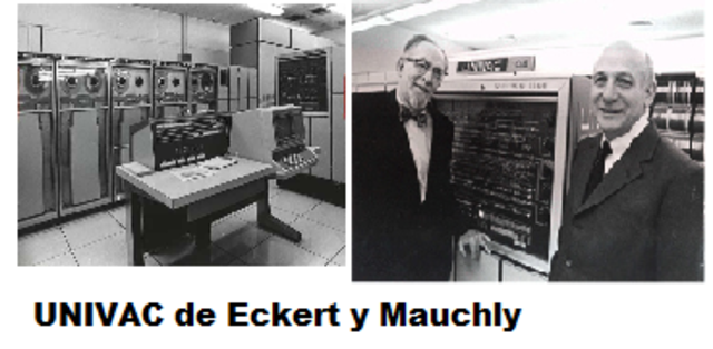"UNIVAC" de Eckert y Mauchly