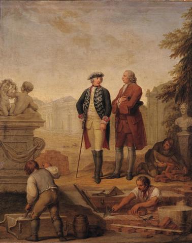 Friedrich von Steuben and Marquis de Lafayetta