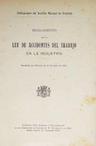 LEGISLACIÓN DE CARRANZA - LEY DE ACCIDENTES DEL TRABAJO