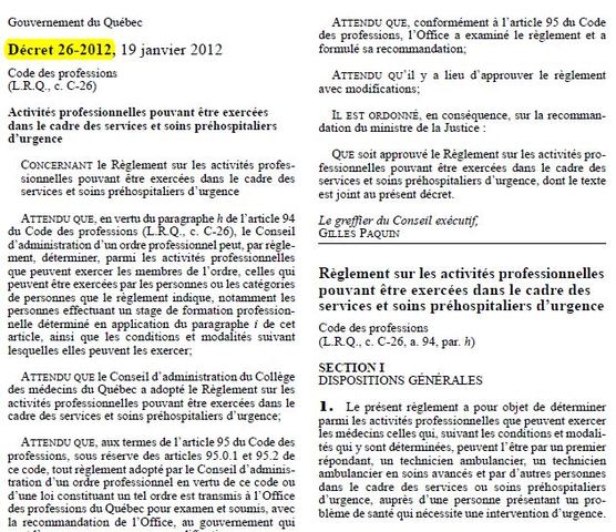 Adoption du décret permettant d'élargir les soins avancés à 27 protocoles