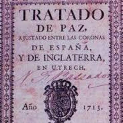 Firma del tratado de Utrecht