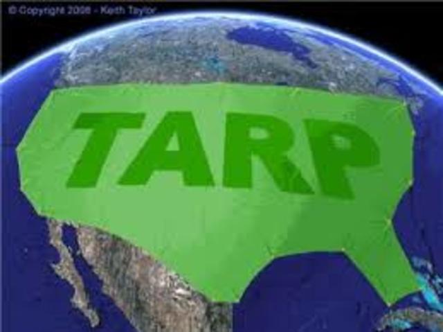 Creation of Troubled Asset Relief Program