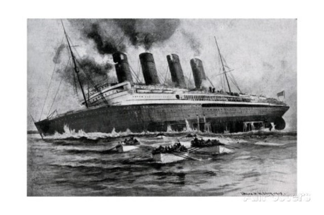 Lusitania Sank