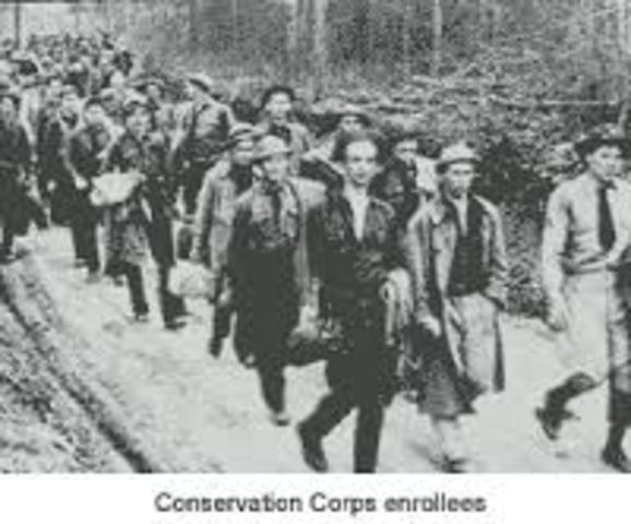 Civilian Conservation Corps founded