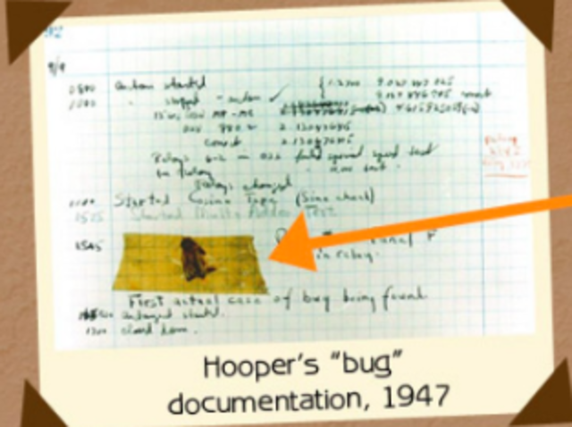 The first computer actual 'bug'