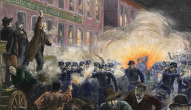 Conflict in Haymarket Square