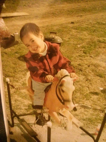 Disfrutando mi niñes