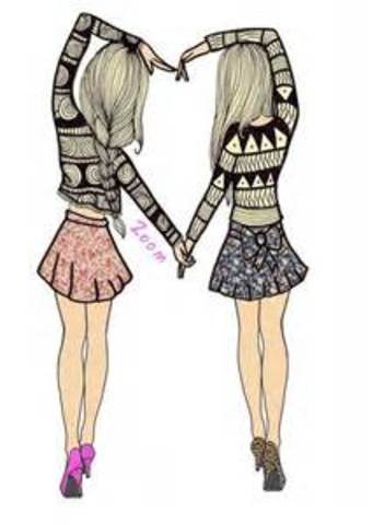 Met Anne M.  My best friend