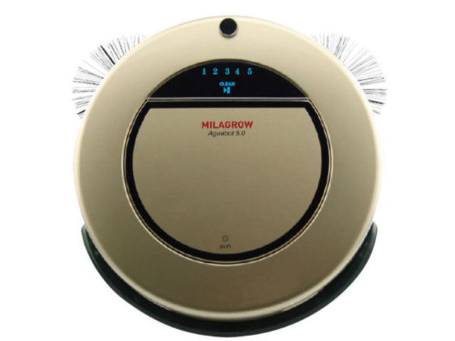 First robotic vacuum cleaner prototype