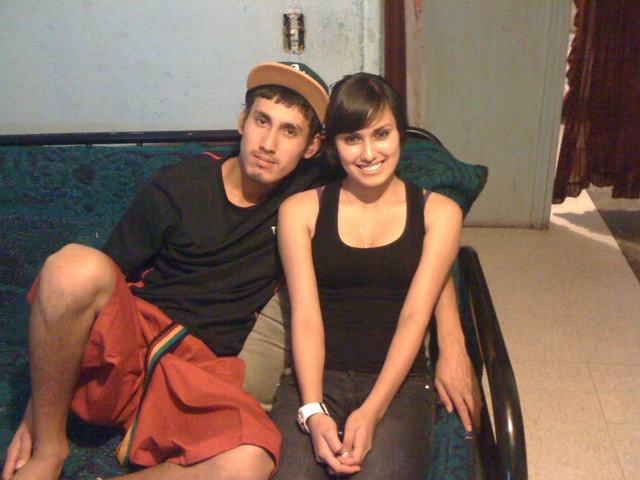 Mi hermano y yo recién llegado de Sinaloa