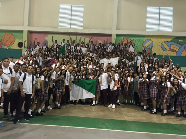 First day of class in the Senior year