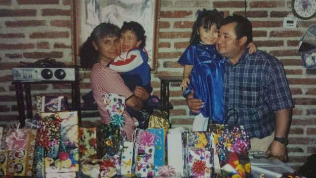 Navidad con mis abuelitos