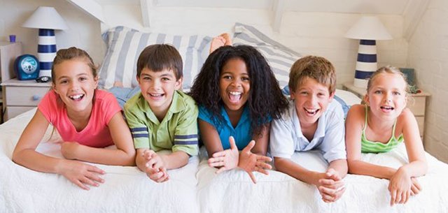 Amigos y amigas en segundo