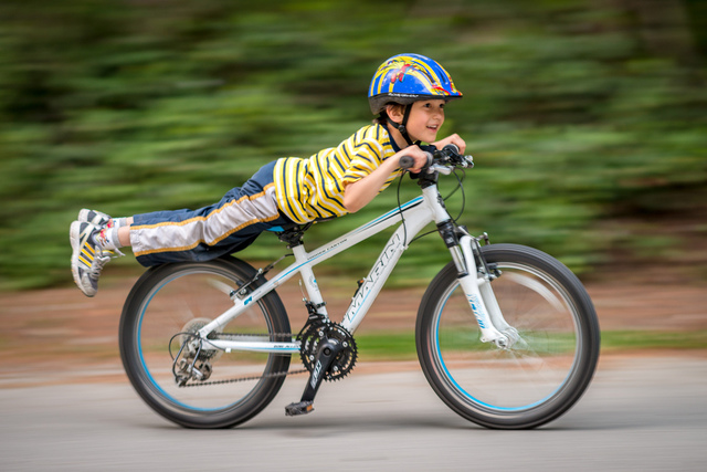 Learning to ride a bike