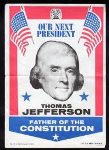 thomas jefferson elected