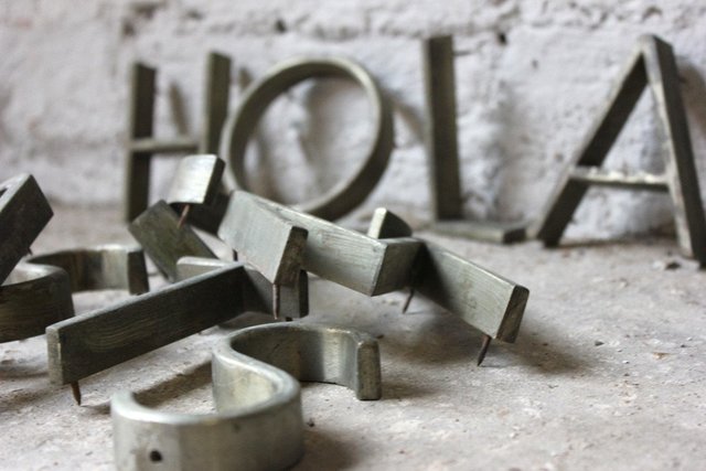 Cast Metal Letters
