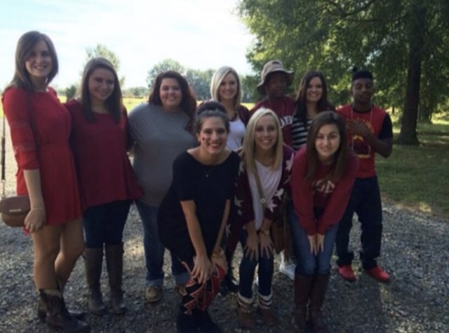 When I went to my first razorback game.