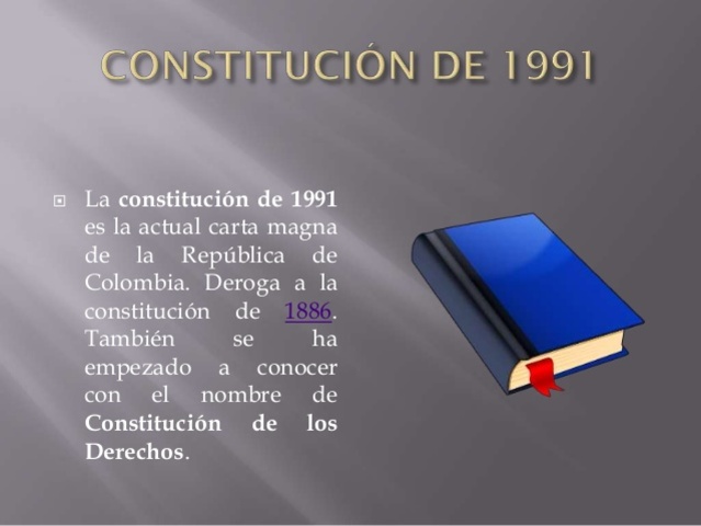 La constitución del 91