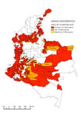 Se da un repartimiento sectorial por parte de las FARC