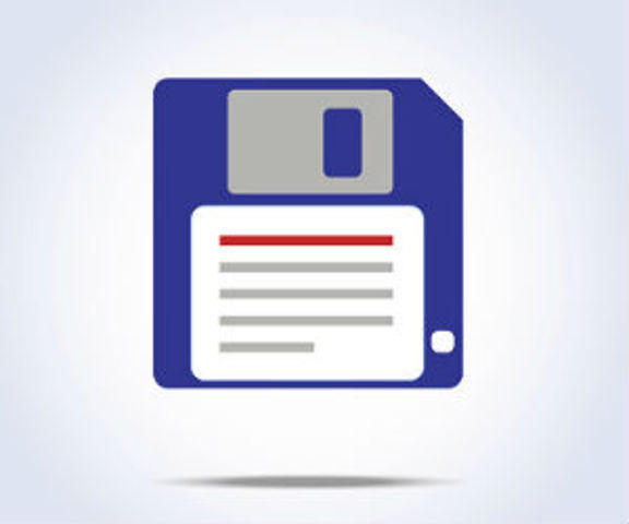 Began to save information on the computers