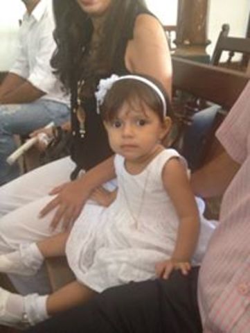 el bautizo de mi hija