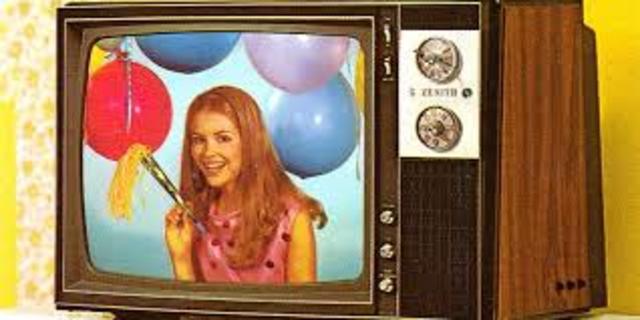 La television a color