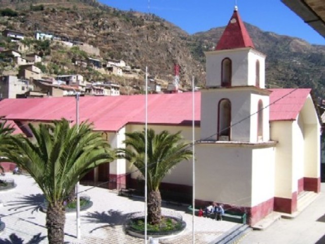 Left where she was to serve in Huasahuasi