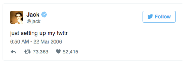Twitter's First Tweet