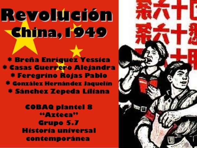 REVOLUCIÓN CHINA