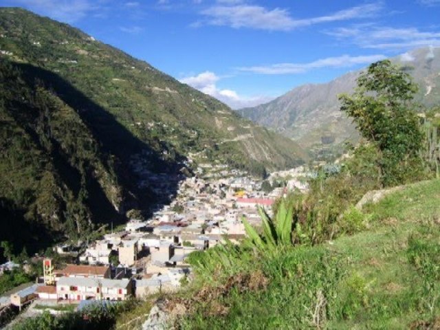 Left where she was to serve in Huasahuasi