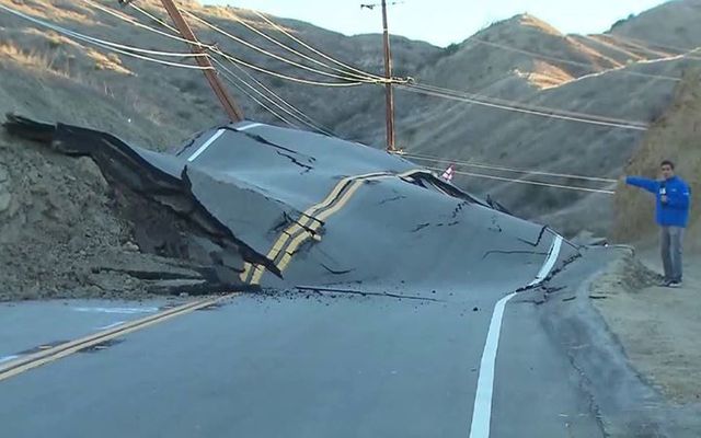 Vasquez Canyon Landslide