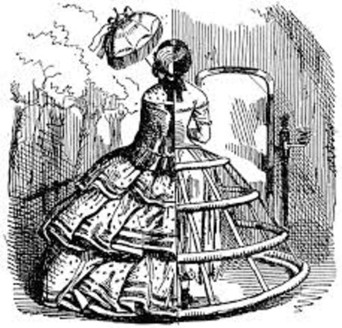 Introduction of cage crinoline