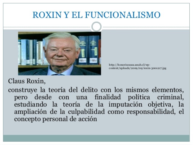 SISTEMAS PENALES/Funcionalismo