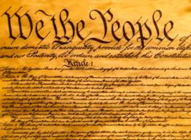 U.S. GOVT. under the constitution begins