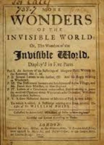 The Wonders of the Invisible World