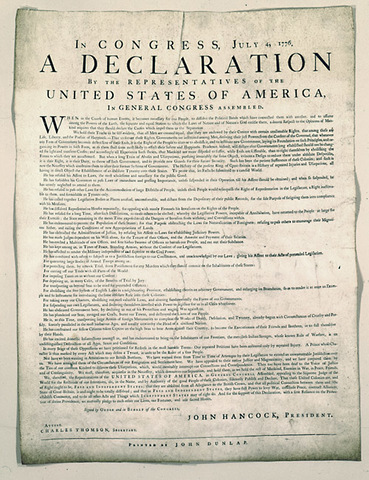 Declaration of independence