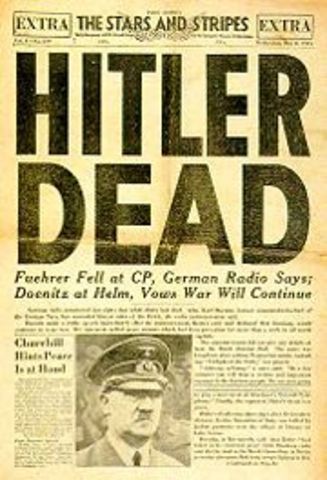 death of Adolf Hitler