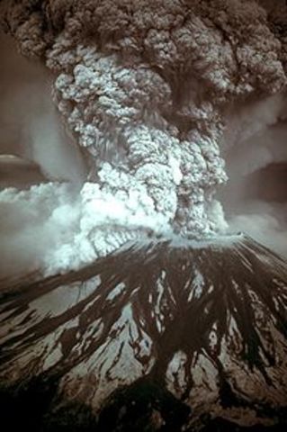 Eruption of Mount St. Helens: Washington, United States