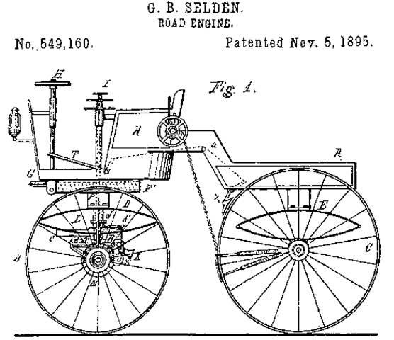 First U.S. Automobile Patent