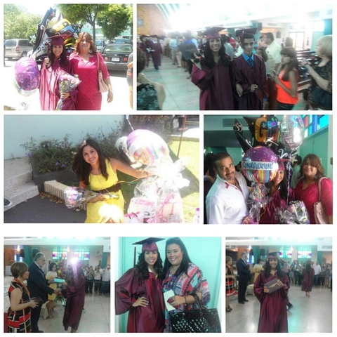 My eighth grade graduation