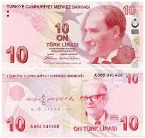 CAHIT ARF ON THE NEW 10 TL BANKNOTE