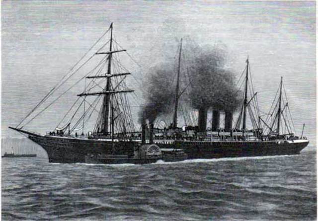 First Steam Ship