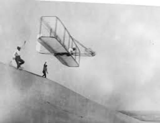 First controlled plane