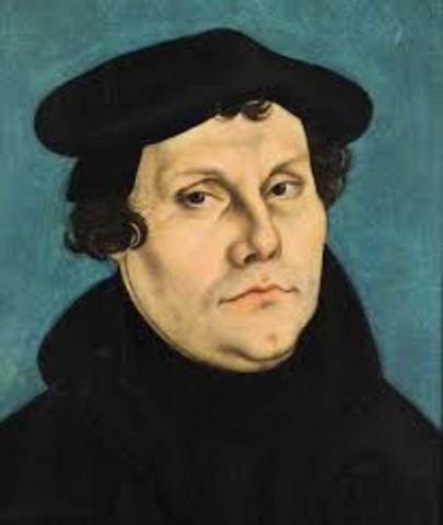 Martin luther posts 95 theses
