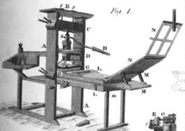 Johannes Gutenberg -printing press