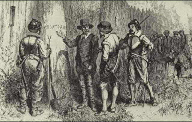 Sir Walter Raleigh founds the Roanoke Colony